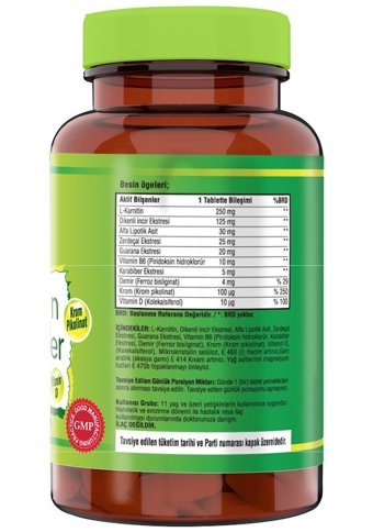 Ncs Vitamin D3-K2 + L-Karnitin Aromasız Yetişkin Vitamin 60 Tablet - 120 Tablet