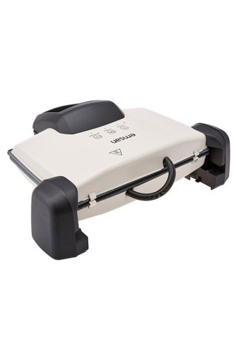 Emsan Magic Pro 6 Dilim Granit Çıkartılabilir Plaka Tek Yönlü 1800 W Izgaralı Krem Tost Makinesi