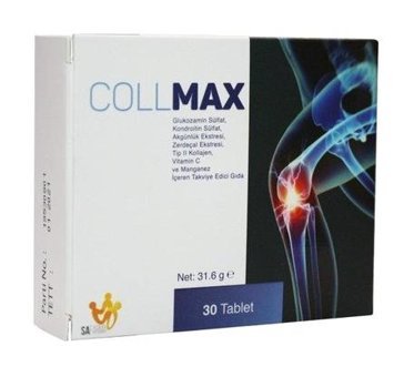 Collmax Kolajen Vitamin C Manganez Aromasız Yetişkin Vitamin 30 Tablet