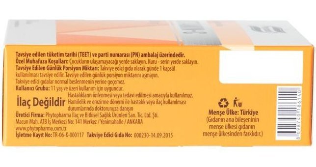 Phytodef Vitamin C Aromasız Yetişkin Vitamin 5x30 Kapsül