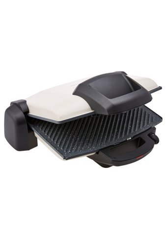 Emsan Magic Pro 6 Dilim Granit Çıkartılabilir Plaka Tek Yönlü 1800 W Izgaralı Krem Tost Makinesi