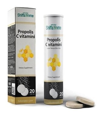 Shiffa Home Propolis & C Vitamini Propolis Yetişkin Vitamin 2x20 Efervesan