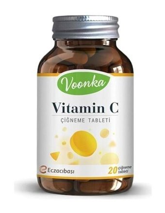 Voonka Vitamin C Portakallı Yetişkin Vitamin 20 Tablet