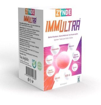 Zynde Immultra Aromasız Yetişkin Vitamin 60 Kapsül