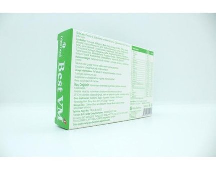 Nasmed Best Vm1 Omega 3 Aromasız Yetişkin Vitamin 30 Kapsül