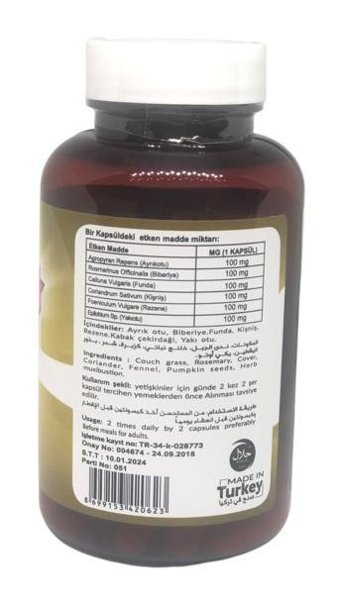Kaşgarlı Sultan Kaşpros Aromasız Yetişkin Vitamin 90 Kapsül