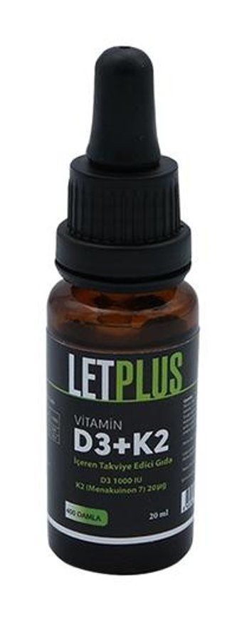 Balance Sağlık D3+K2 Aromasız Yetişkin Vitamin 20 ml