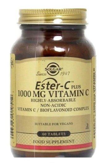 Ester-C Vitamin C Aromasız Yetişkin Vitamin 60 Tablet