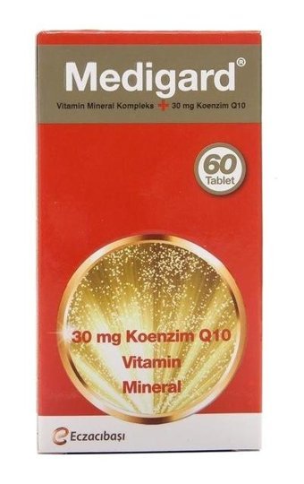 Medigard Vitamin Mineral Kompleks Aromasız Yetişkin Vitamin 60 Tablet