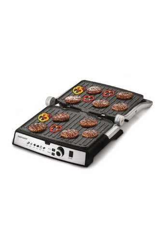 Goldmaster GM-7450S 6 Dilim Granit Çıkartılabilir Plaka Çift Taraflı 2000 W Izgaralı Gri Tost Makinesi