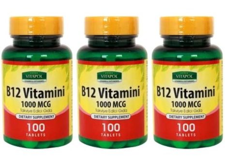Trunature Vitamin B12 Aromasız Yetişkin Vitamin 100 Tablet