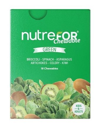 Nutrefor Chewable green Meyveli Yetişkin Vitamin 18 Tablet