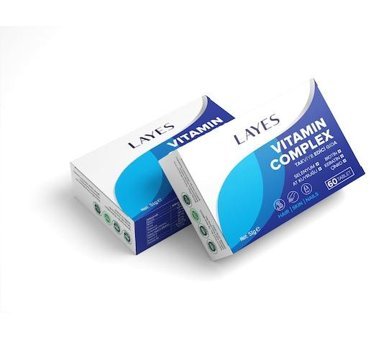 Layes Hair Vitamin Complex Aromasız Yetişkin Vitamin 60 Kapsül