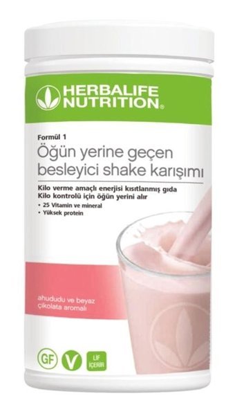 Herbalife Nutrition Ahududu - Beyaz Çikolata Yetişkin Vitamin 550 gr