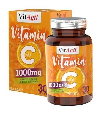 Allergo Vitamin C Portakallı Yetişkin Vitamin 30 Kapsül