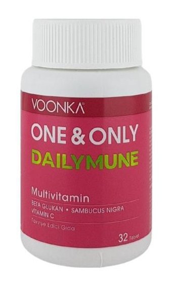 Voonka One & Only Dailymune Karamürverli Yetişkin Vitamin 32 Tablet