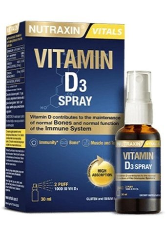 Nutraxin Vitamin D3 Aromasız Yetişkin Vitamin 30 ml