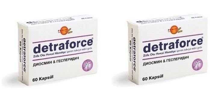 Force Nutrition Detraforce Züfa Otu Yetişkin Vitamin 2x60 Kapsül
