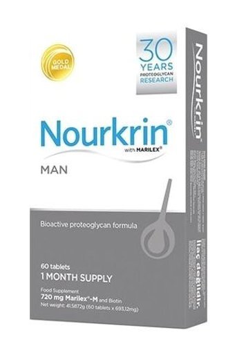 Nourkrin Man Aromasız Yetişkin Vitamin 60 Kapsül