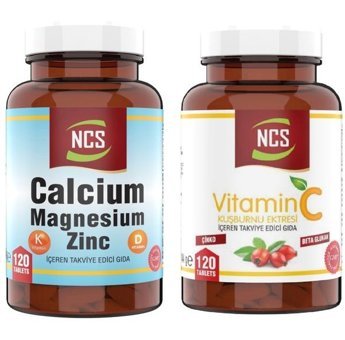 Ncs Vitamin C Kalsiyum Magnezyum Aromasız Yetişkin Vitamin 120 Tablet - 120 Tablet