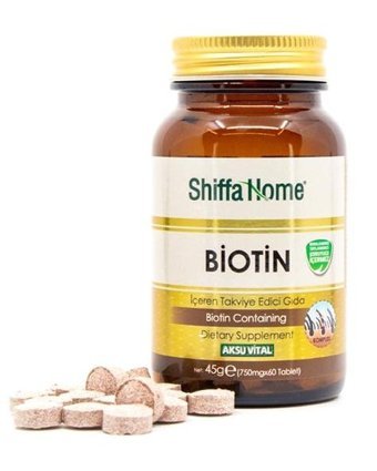 Shiffa Home Biotin Aromasız Yetişkin Vitamin 60 Tablet