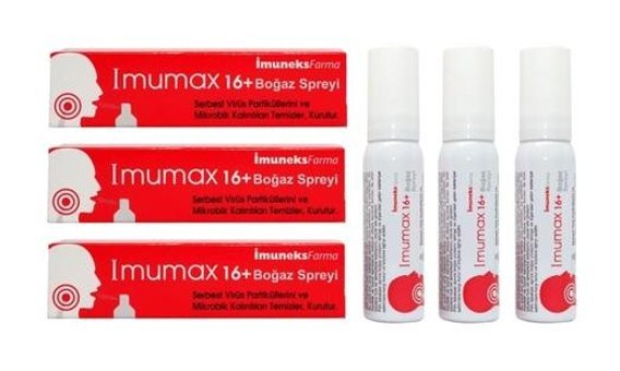 Imumax Boğaz Spreyi Aromasız Yetişkin Vitamin 3x30 ml