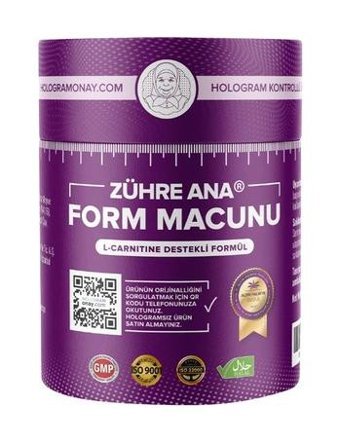 Zühre Ana Form Macunu L-Carnitine Destekli Tarçın - Yaban Mersini Yetişkin Vitamin 240 ml