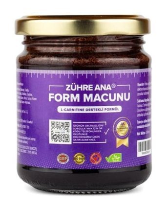 Zühre Ana Form Macunu L-Carnitine Destekli Tarçın - Yaban Mersini Yetişkin Vitamin 240 ml