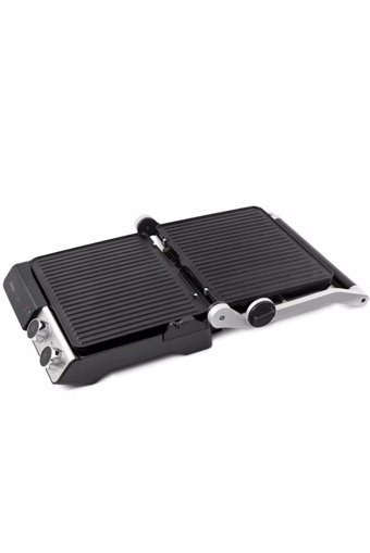 Fakir Grill Expert Steel 4 Dilim Alüminyum Çıkartılabilir Plaka Tek Yönlü 1800 W Izgaralı Kırmızı Tost Makinesi