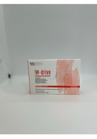 Nasmed W-Drive Aromasız Yetişkin Vitamin 30 Kapsül