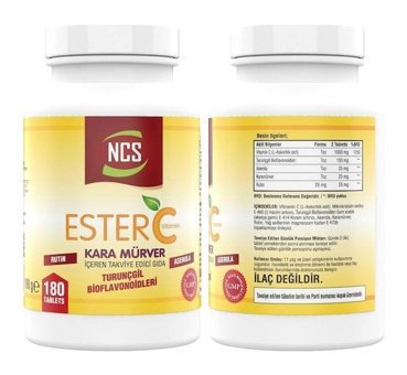 Ncs Ester C Vitamini - Ncs Vitamin D3 K2 Karamürverli Yetişkin Vitamin 180 Tablet