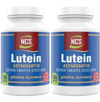 Ncs Lutein Astaxanthin Çinko Aromasız Yetişkin Vitamin 2x180 Tablet