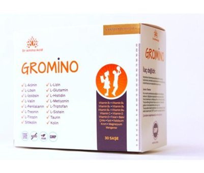 Dr. Amino Acid gromino Aromasız Çocuk Vitamin 30 Şase