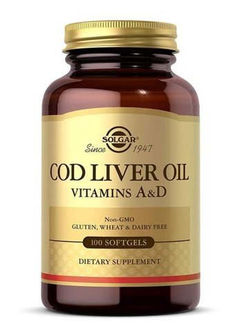 Ocean Cod Liver Oil Vitamins A&D Aromasız Yetişkin Vitamin 100 Kapsül
