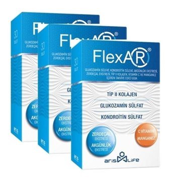 Aris Flexar Akgünlük - Zerdeçal Yetişkin Vitamin 30 Kapsül
