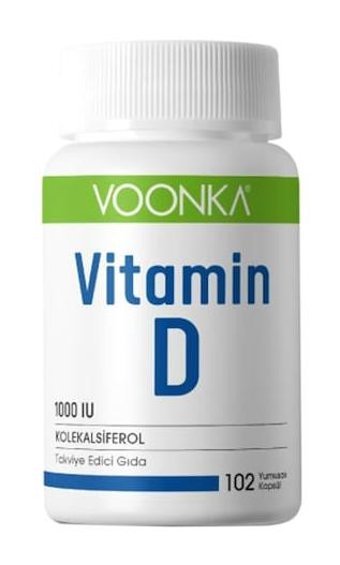 Voonka Vitamin D Aromasız Yetişkin Vitamin 60 Tablet