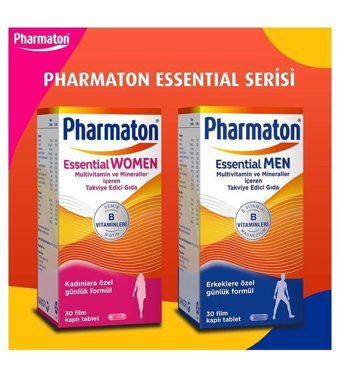 Pharmaton Essential Wome Aromasız Yetişkin Vitamin 30 Tablet