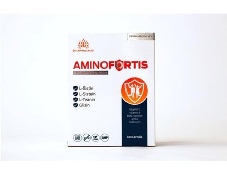 Dr. Amino Acid Aminofortis Aromasız Yetişkin Vitamin 60 Kapsül