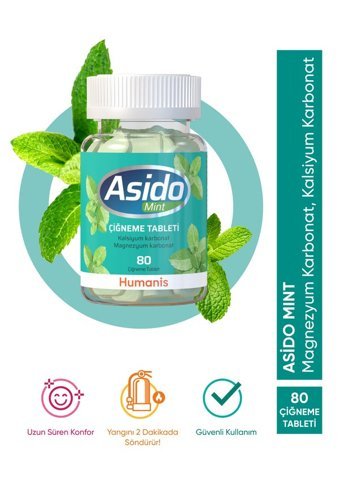 Asido Mint Mint Yetişkin Vitamin 80 Tablet