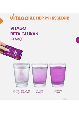 Vitago Beta Glukan Vitamin C Çinko Karamürverli Yetişkin Vitamin 30 Kapsül