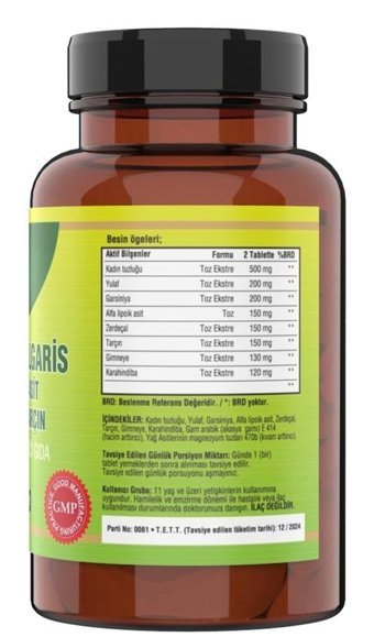 Ncs Berberis Vulgaris Bitki Ekstralar Yetişkin Vitamin 120 Tablet