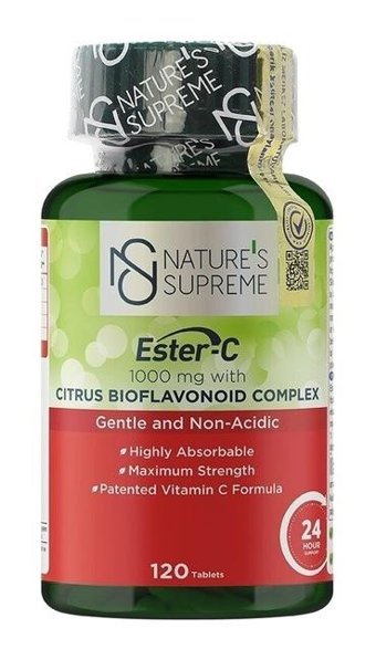 Nature'S Supreme Ester-C Aromasız Yetişkin Vitamin 120 Tablet