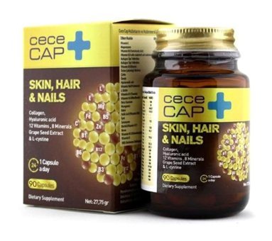 Cecemed Cilt - Saç - Tırnak Bitki Ekstralar Yetişkin Vitamin 90 Kapsül