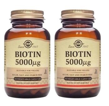 Solgar Biotin Aromasız Yetişkin Vitamin 2x50 Kapsül