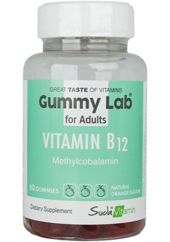 Gummy Lab Orman Meyveleri Vitamin B12 Orman Meyveli Yetişkin Vitamin 60 Tablet