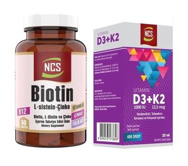 Ncs Biotin Aromasız Yetişkin Vitamin 60 Tablet