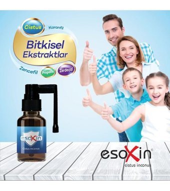 Esoxin Cistus Incanus Cistus Incanus Yetişkin Vitamin 25 ml