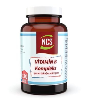 Ncs Vitamin B Complex Aromasız Yetişkin Vitamin 120 Tablet