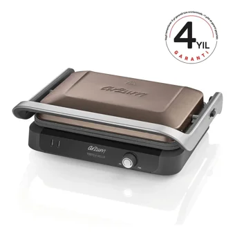 Arzum AR2047 6 Dilim Döküm Çıkartılabilir Plaka Tek Yönlü 1800 W Izgaralı Rose Gold Tost Makinesi