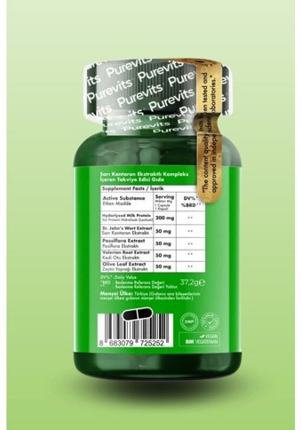 Purevits St.John'S Wort Complex Aromasız Yetişkin Vitamin 60 Kapsül